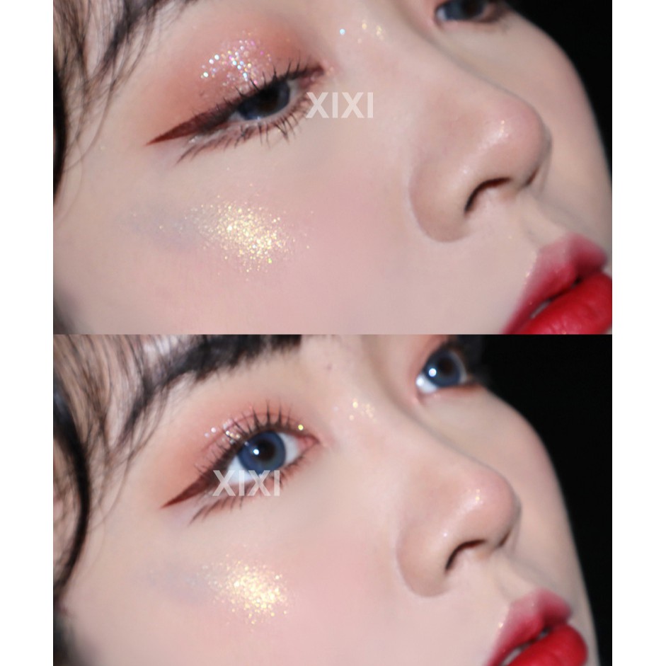 Nhũ nước bắt sáng mặt trang điểm mắt lấp lánh Xixi Butterfly Senabeauty