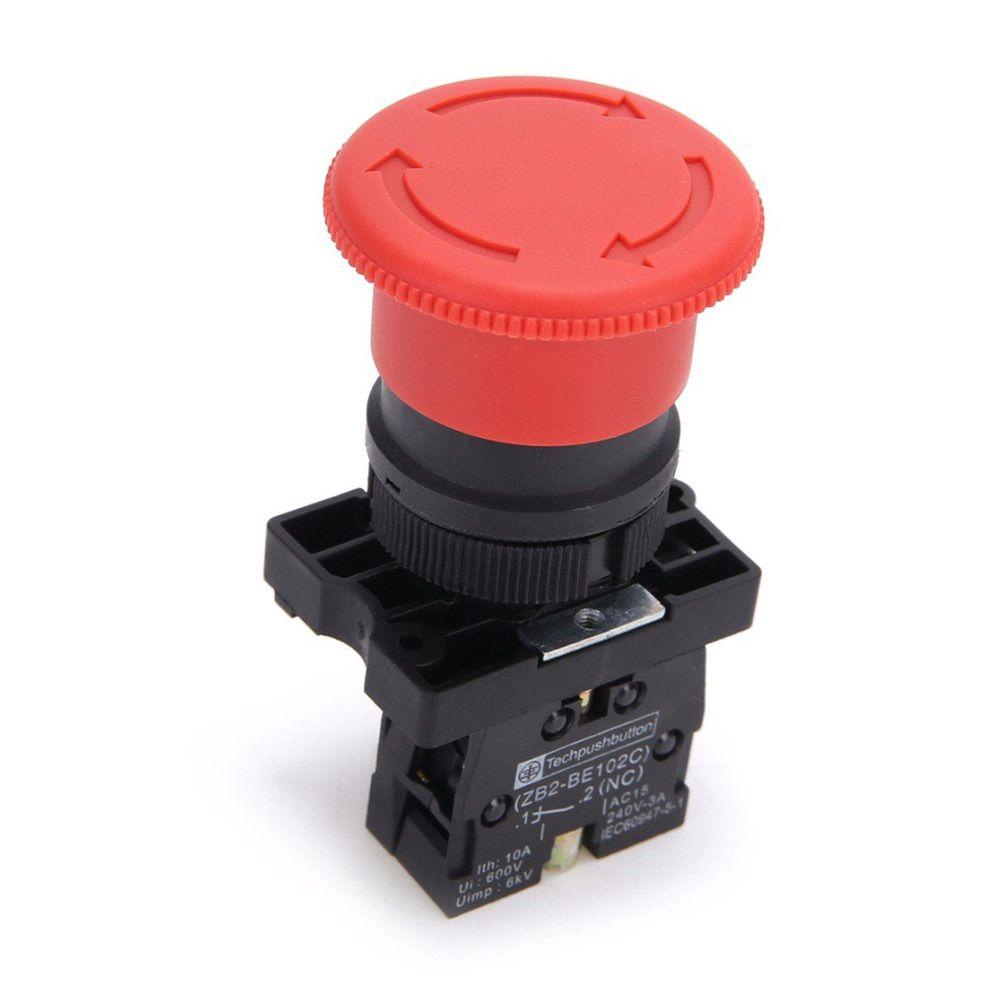Công Tắc Nhấn Chống Nước KENT1 Màu Đỏ 22mm