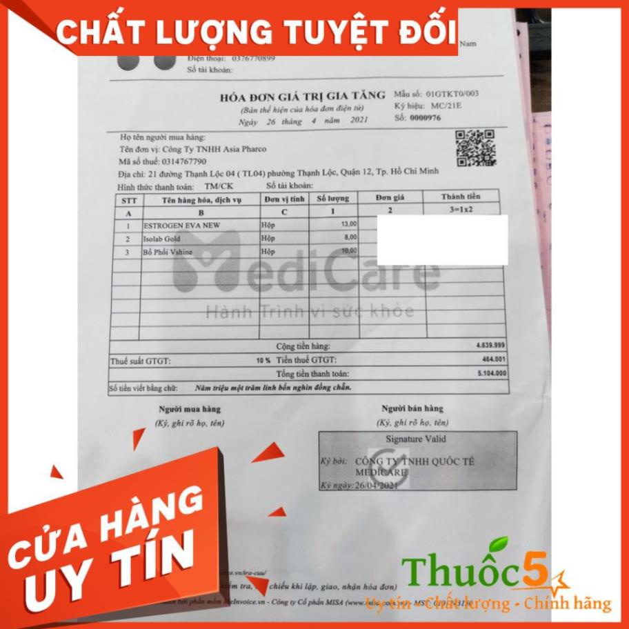 Isolab Gold bổ sung chất xơ tự nhiên, hỗ trợ nhuận tràng, hộp 30 gói