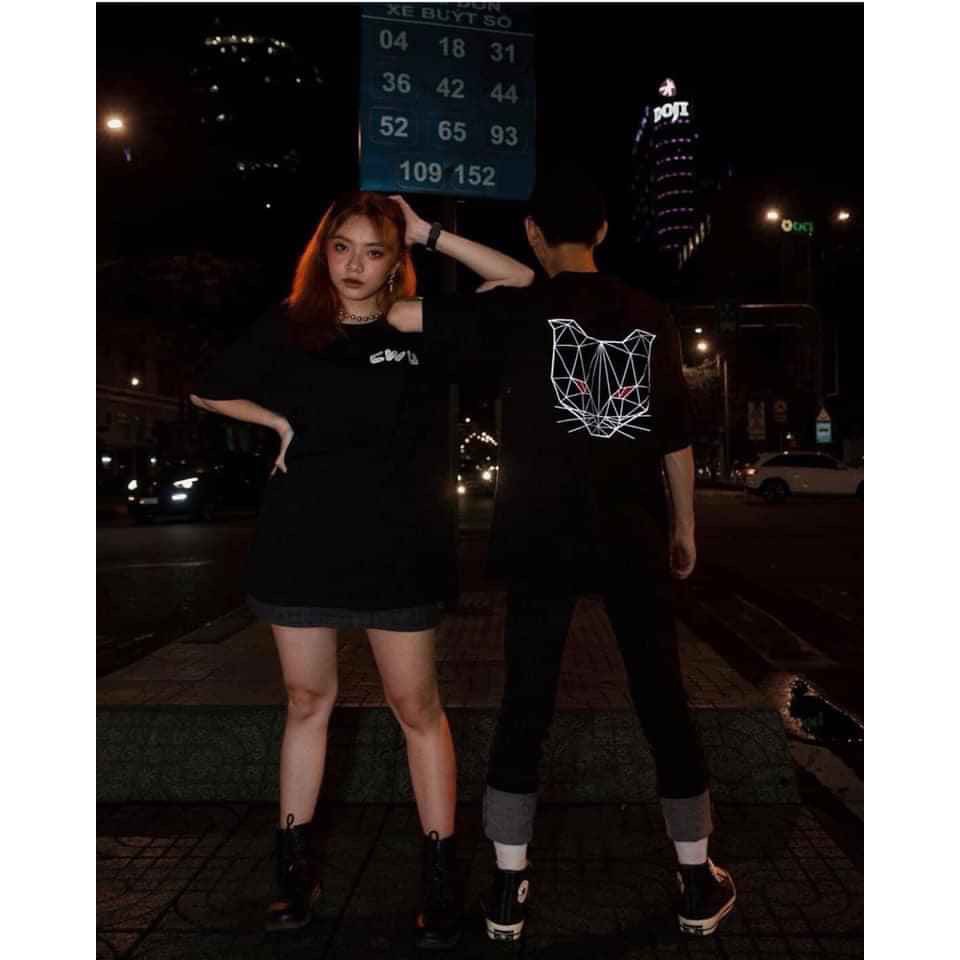 Áo thun MEW CWE tay lỡ unisex from rộng nam nữ thời trang 1Kenz