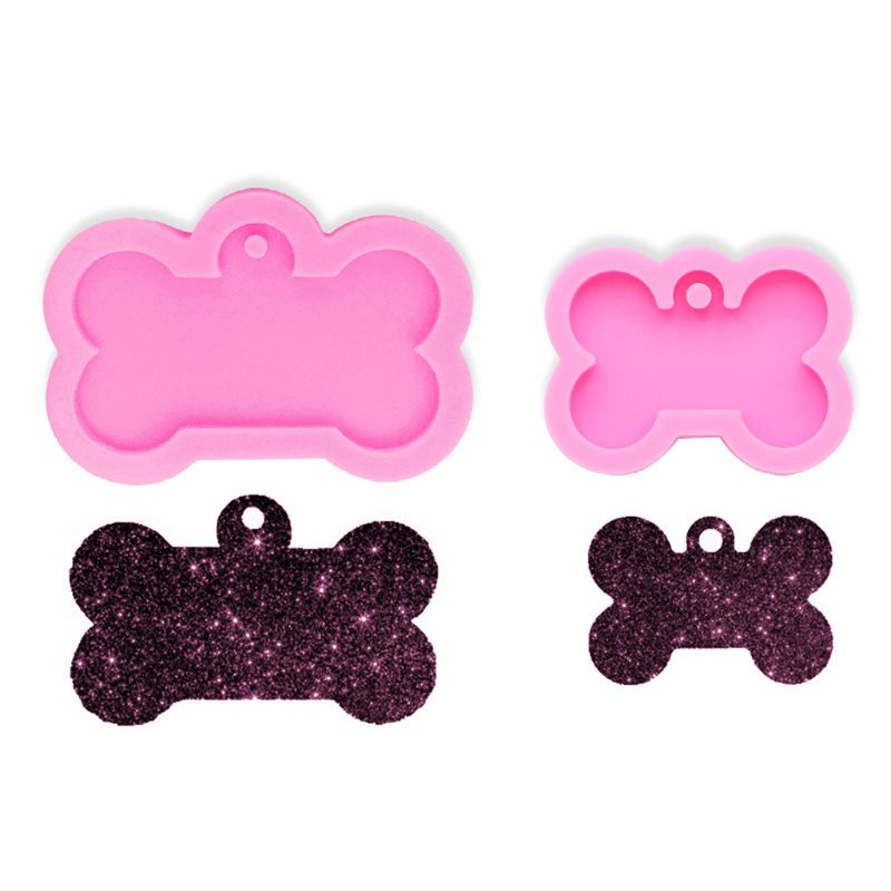Khuôn Silicone Làm Mặt Dây Chuyền Hình Khúc Xương