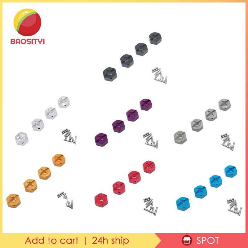 Set 4 Ốc Lục Giác Chuyên Dụng Cho Xe Hơi Điều Khiển Từ Xa Wltoys 1/14 14400 124019