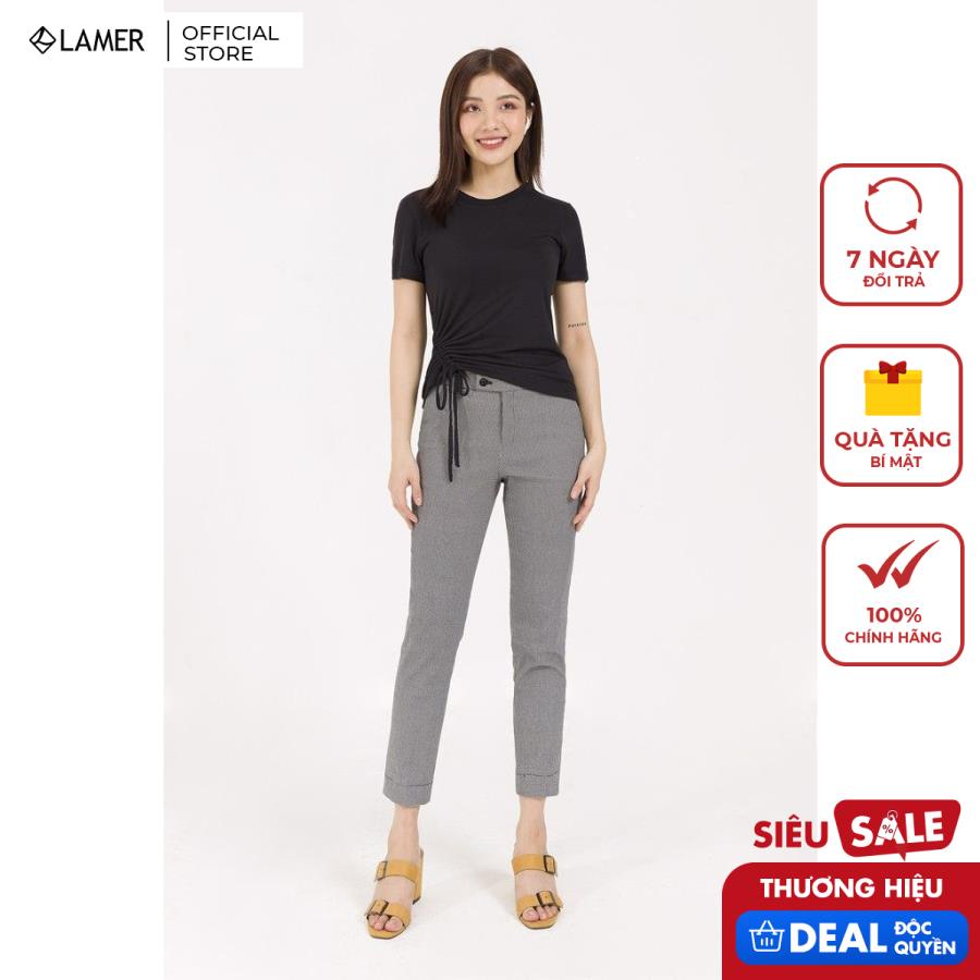 Quần cách tân VIEN TRAN O64K20Q002 (Đen)