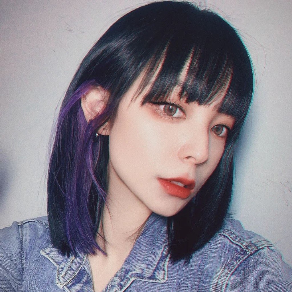 Tép tóc giả nhiều màu sắc thời trang