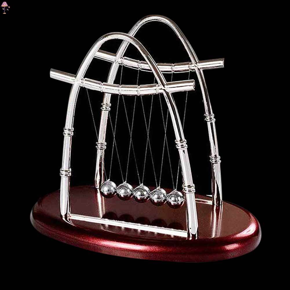 Đồ Chơi Bóng Cân Bằng Vật Lý Bảo Toàn Năng Lượng Bằng Kim Loại Để Bàn Trang Trí