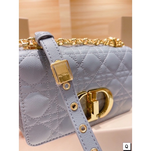 Túi xách Diỏr caro sz 20 hàng order xưởng sẵn ship màu trắng