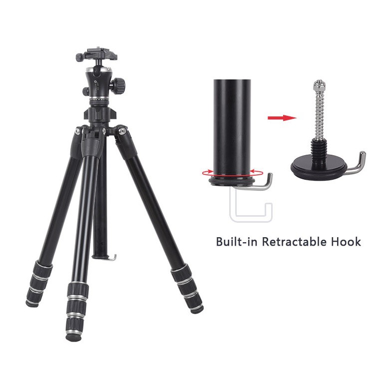 TRIPOD/ CHÂN MÁY ẢNH GIZOMOS GP-26A4