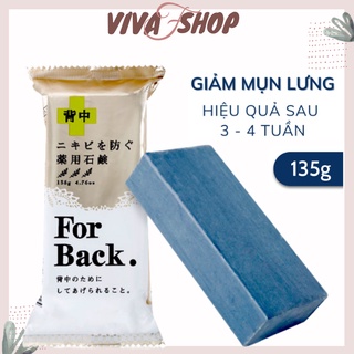 Xà bông tắm mụn lưng pelican for back nhật bản 135g sà bông