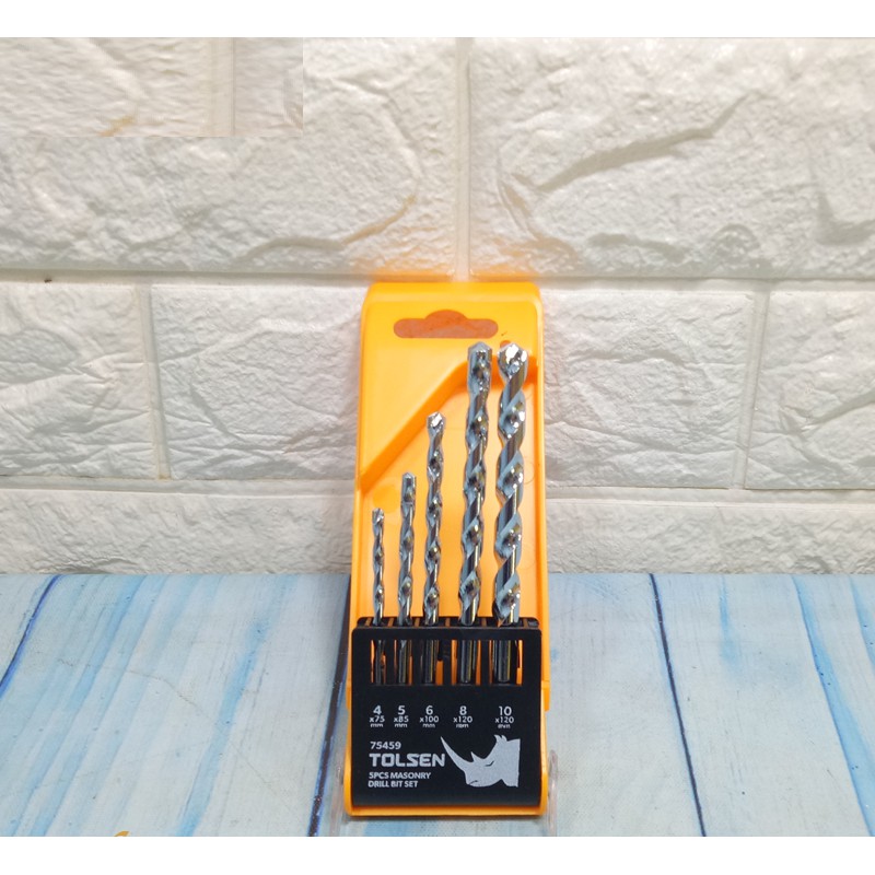 Bộ 5 Mũi Khoan Tường Bê Tông TOLSEN 75459