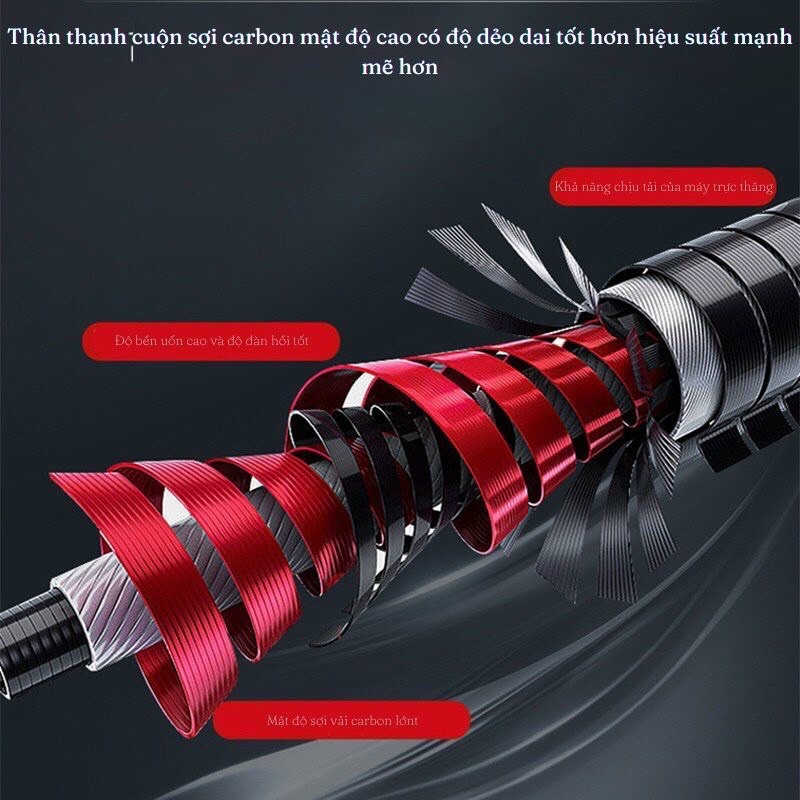 Cần câu tay 3H Lambogini siêu nhẹ phù hợp câu rô diếc