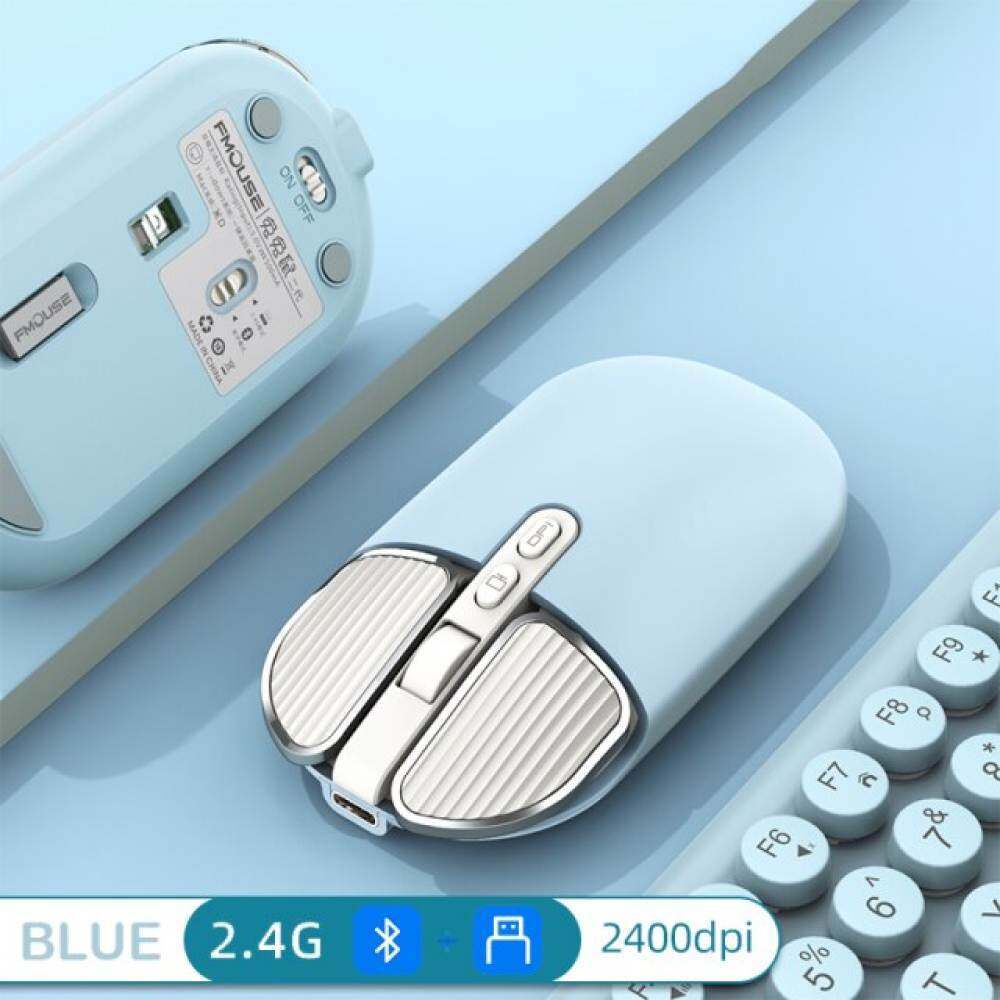 Chuột Không Dây Bluetooth 5.0 2.4G Mới Đáng Yêu Cho PC Notebook Laptop