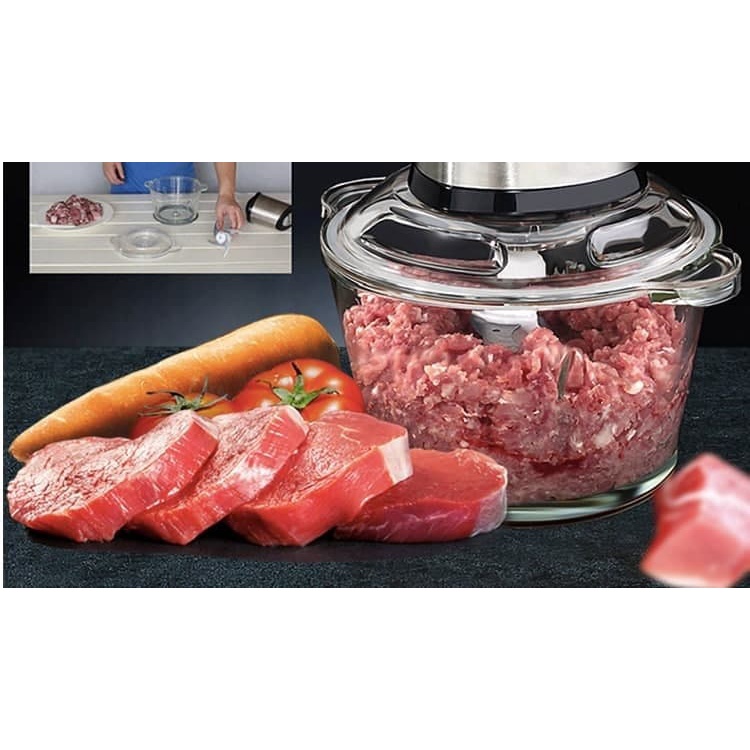 Máy xay thịt HAEGER-RAF hệ thống lưỡi dao sắc bén xay nhuyễn mọi loại thực phẩm - R7009