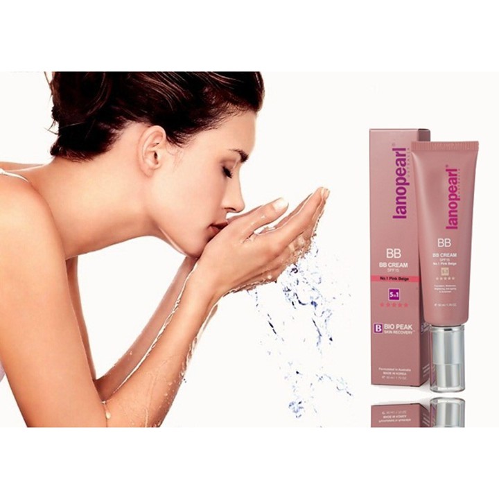 Kem che khuyết điểm 5 trong 1 BB Cream Lanopearl Spf 15 No.1 Pink Beige 50ml | BigBuy360 - bigbuy360.vn