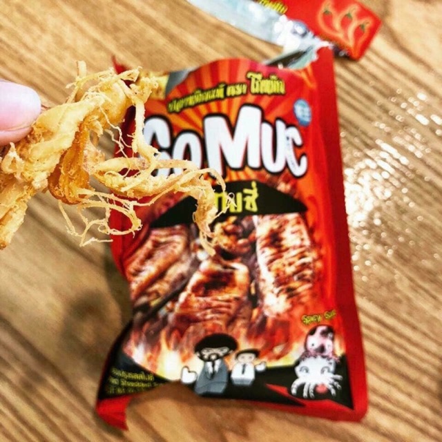 Gomuc Mực Xé Sợi Cay Ngon Thái Lan Đủ Màu, Đủ Vị ( ĐỒ ĂN VẶT THÁI LAN ) | BigBuy360 - bigbuy360.vn