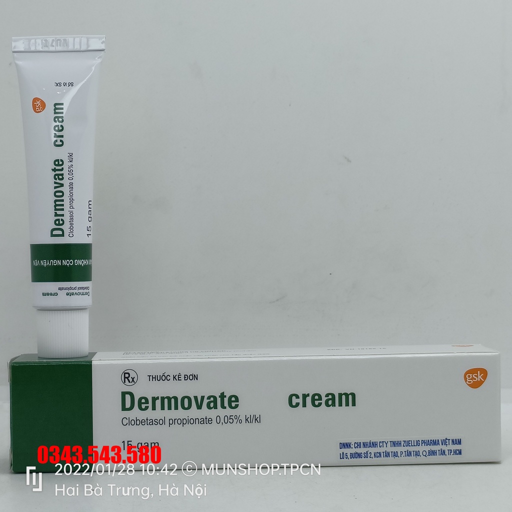 Kem bôi da DEMOVAT 15g