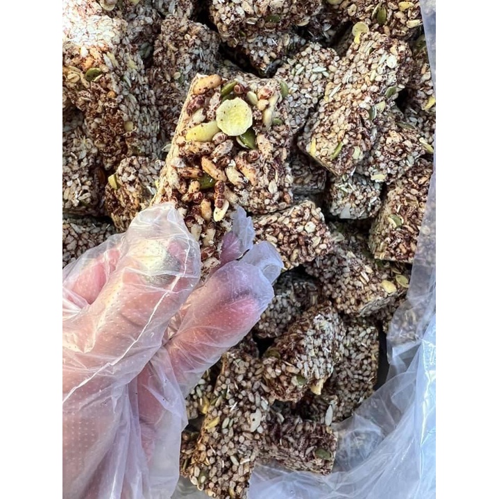 Thanh Gạo Lứt Mix Hạt Dinh Dưỡng 250G Hủ pet - Trai Đẹp Snack