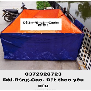 Bạt bể đa năng nuôi ếch, cá, ốc, bể bơi...