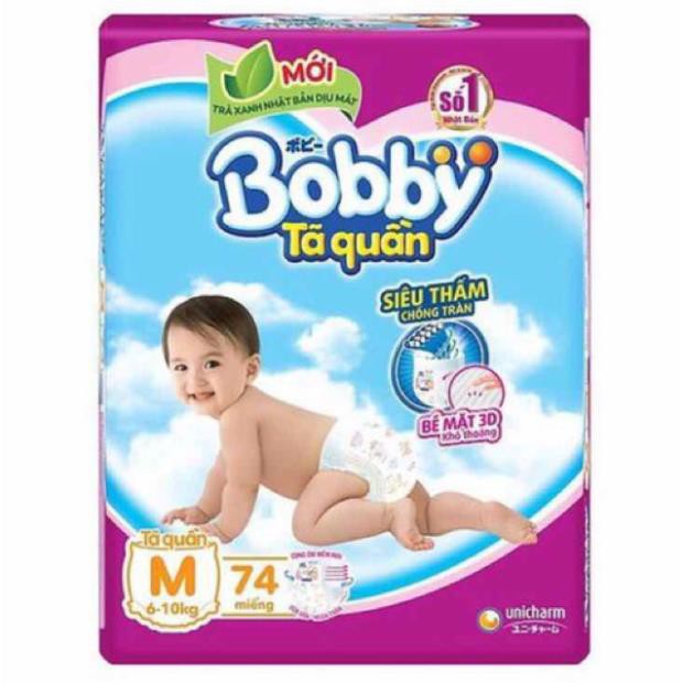 Tã quần Bobby Gói Siêu Lớn M74-L68-XL62 xxl 56 mới