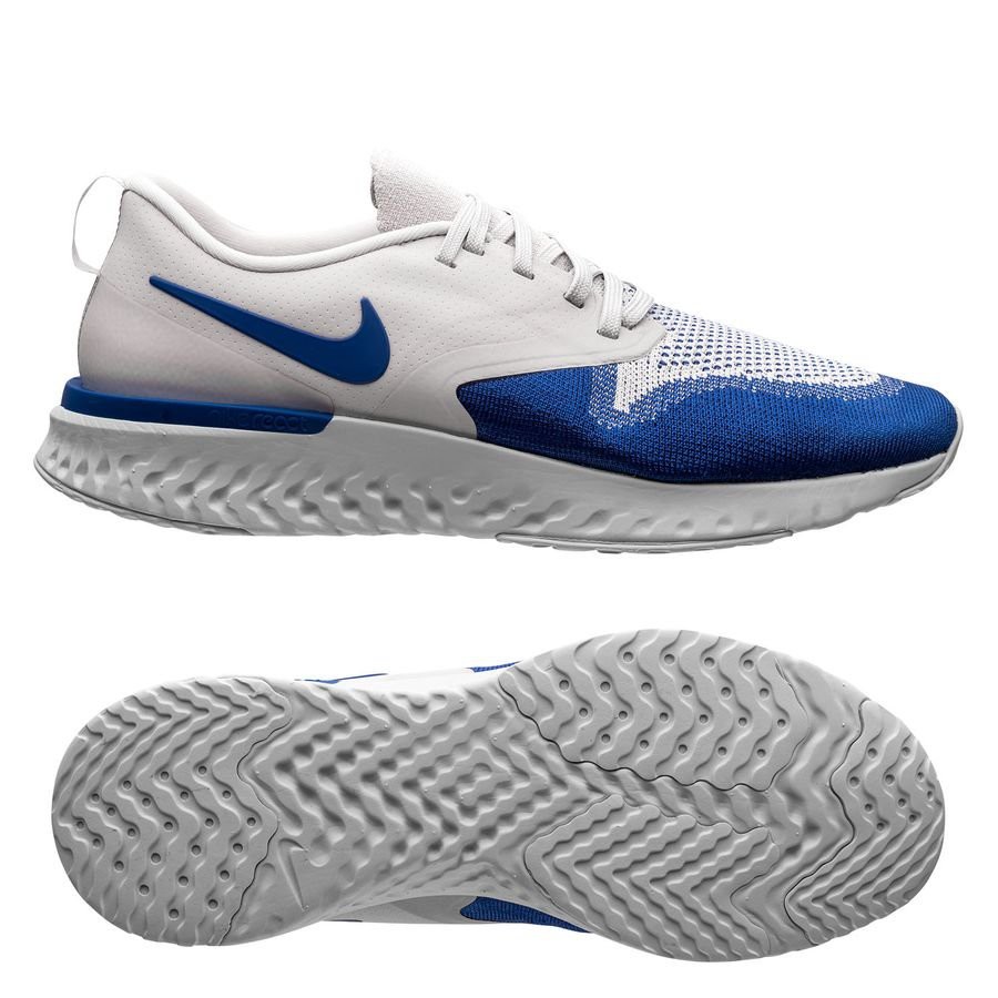 Giày Chạy Bộ Nam Nike Odyssey React 2 Flyknit màu xanh grey royal blue size 40