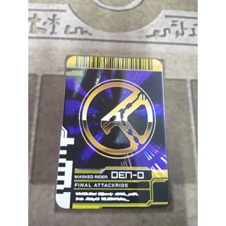 Thẻ bài sưu tầm card in kamen rider Decade đọc được 2 mặt trong Driver Kamen Rider Final attackride Den-O