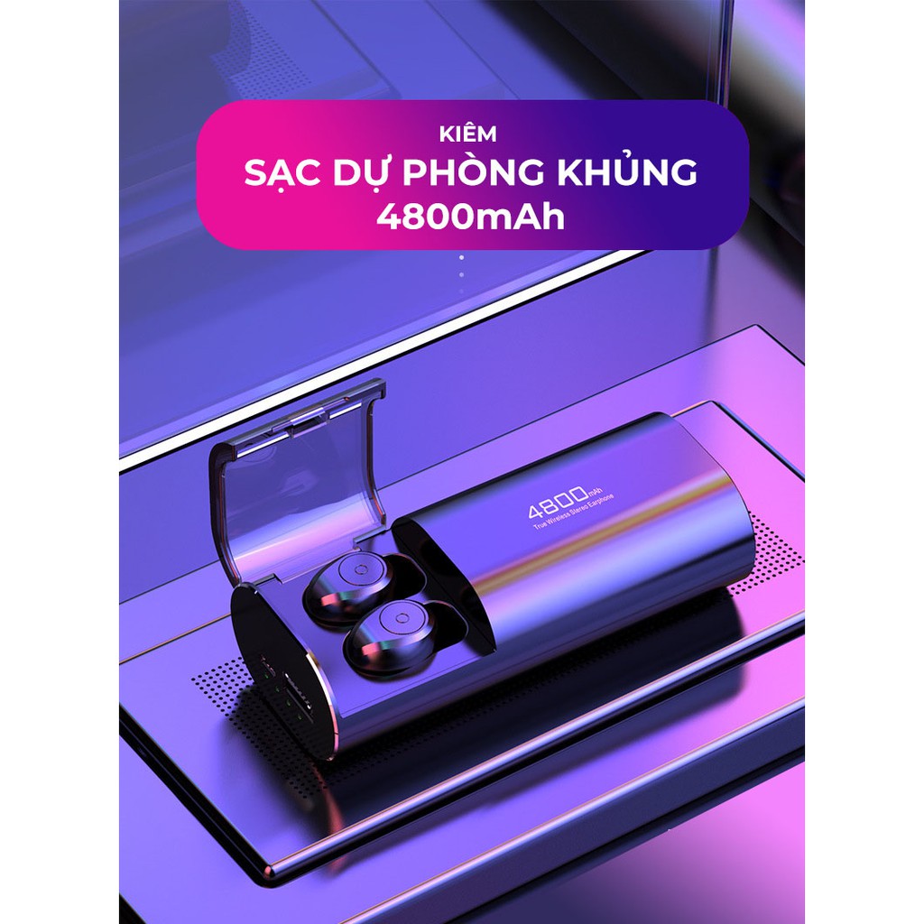 Tai nghe Bluetooth Không Dây Nhét Tai s11 chơi game, nghe nhạc KIÊM PIN SẠC DỰ PHÒNG dung lượng cao, kết nối Bluetooth | BigBuy360 - bigbuy360.vn