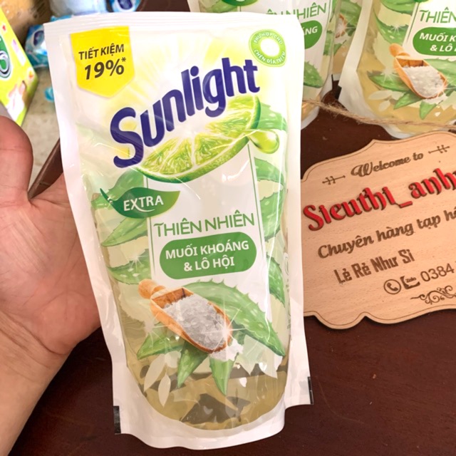 Túi rửa chén Sunlight Thiên Nhiên 750g.