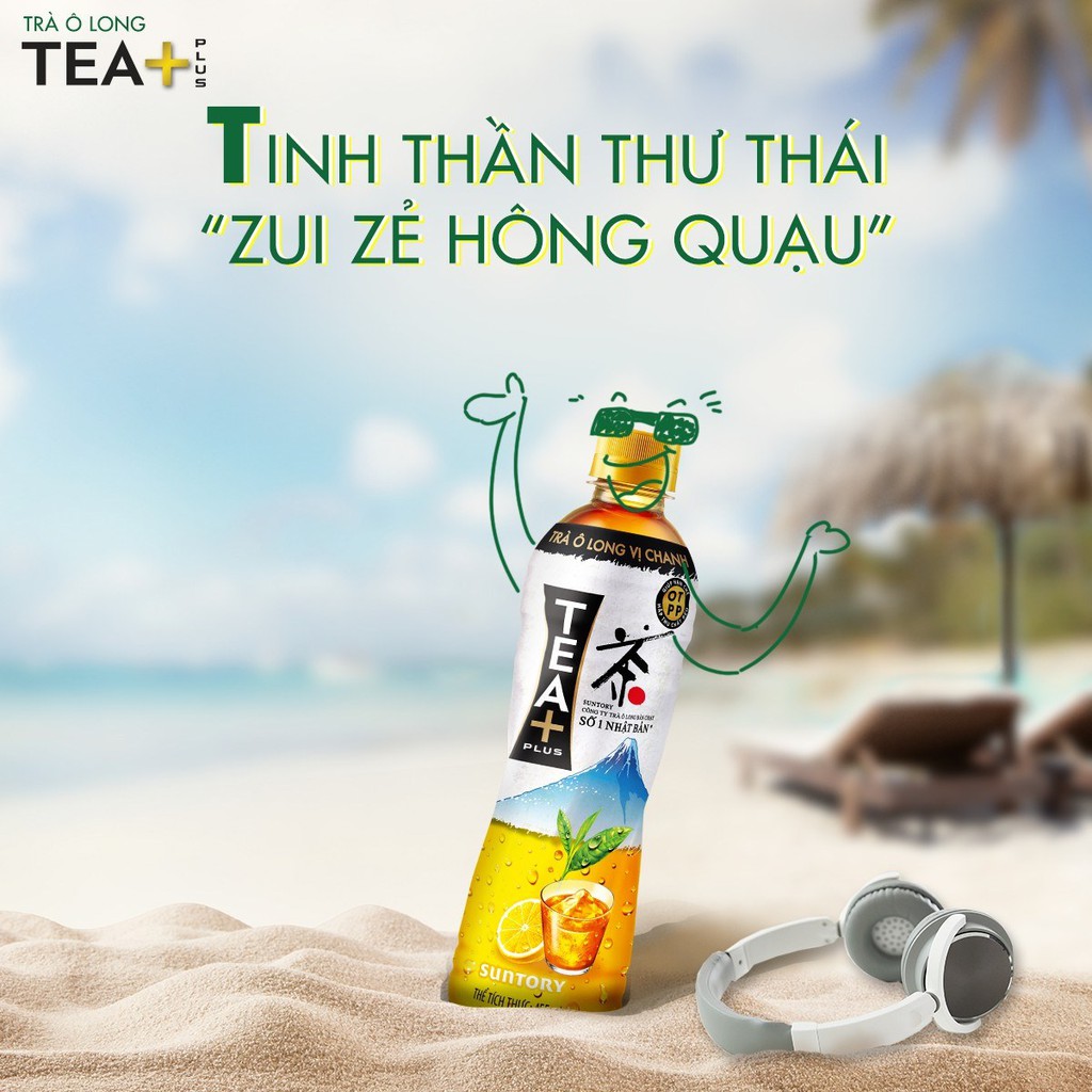 12 CHAI TRÀ Ô LONG TEA PLUS VỊ CHANH | BigBuy360 - bigbuy360.vn