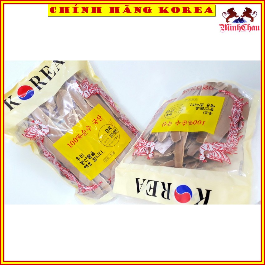 Nấm linh chi thái lát hàn quốc túi 1kg - minhchau