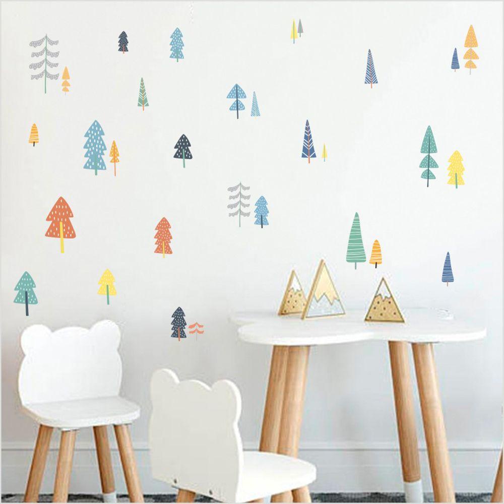 Decal Dán Tường Hình Cây Cối Phong Cách Bắc Âu