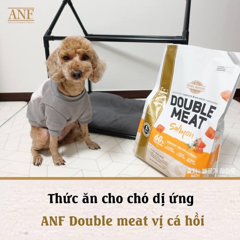 THỨC ĂN HẠT CHO CHÓ GẤP ĐÔI THỊT TƯƠI  ANF DOUBLE MEAT 1.4KG