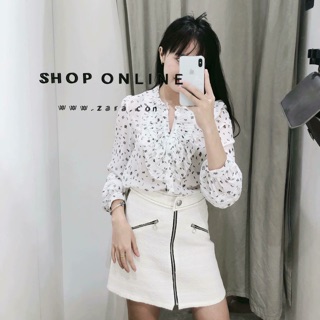 #zara CHÂN VÁY TWEED