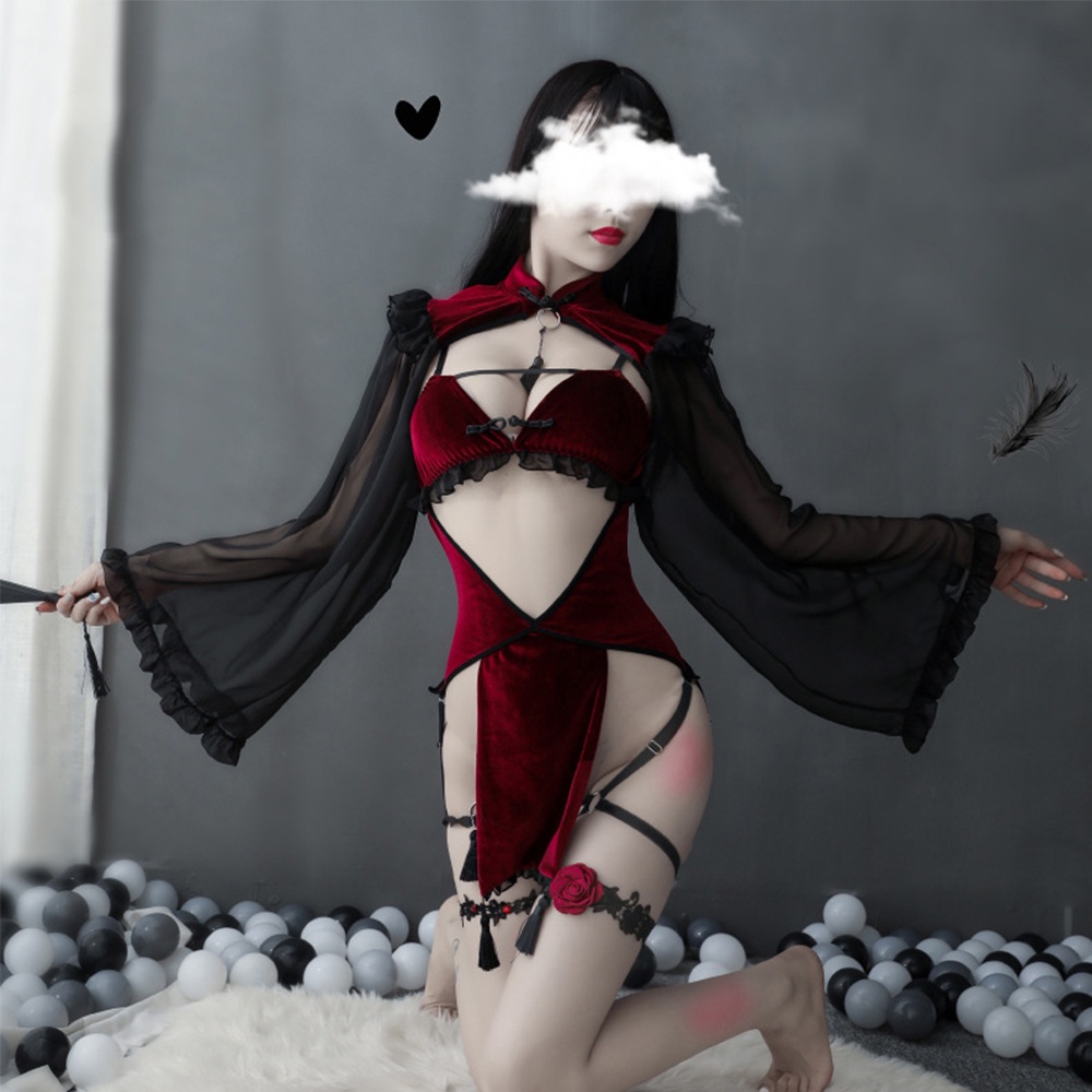 Daron Bộ Đồ Ngủ Cosplay Nữ Phù Thủy Quyến Rũ