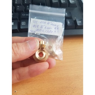 Cặp bánh răng côn răng thẳng ,2 trục ăn khớp 90 độ,tỉ lệ 1:2 ,loại 3-4*6mm ,hàng chất lượng cao