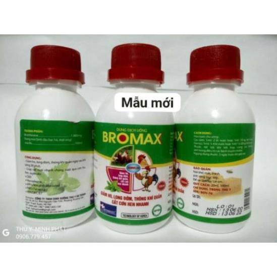 LONG ĐỜM BẠC HÀ BROM PLUS ĐỔI MẪU MỚI BROMAX CHAI 100ML