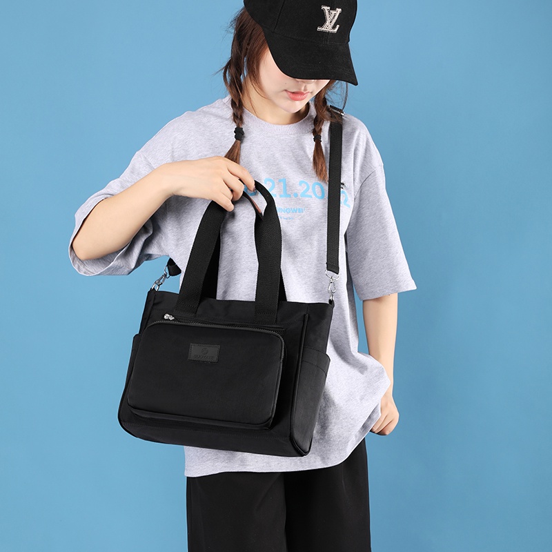 Túi Xách Canvas Siêu Nhẹ Chống Thấm Nước Thời Trang Cho Nữ