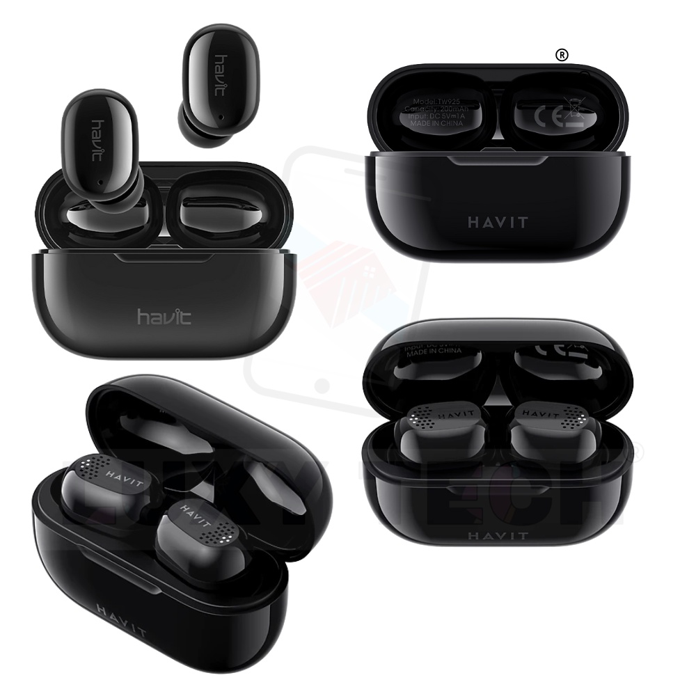 Tai Nghe Bluetooth TWS HAVIT TW925 BT 5.0, Điều Khiển Âm Thanh 1 Chạm - Chính Hãng BH 12 Tháng