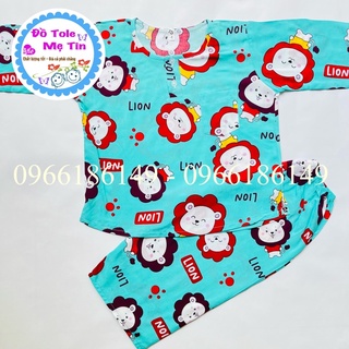 Đồ tôn(lanh) dài size 4(9-12kg) bé trai