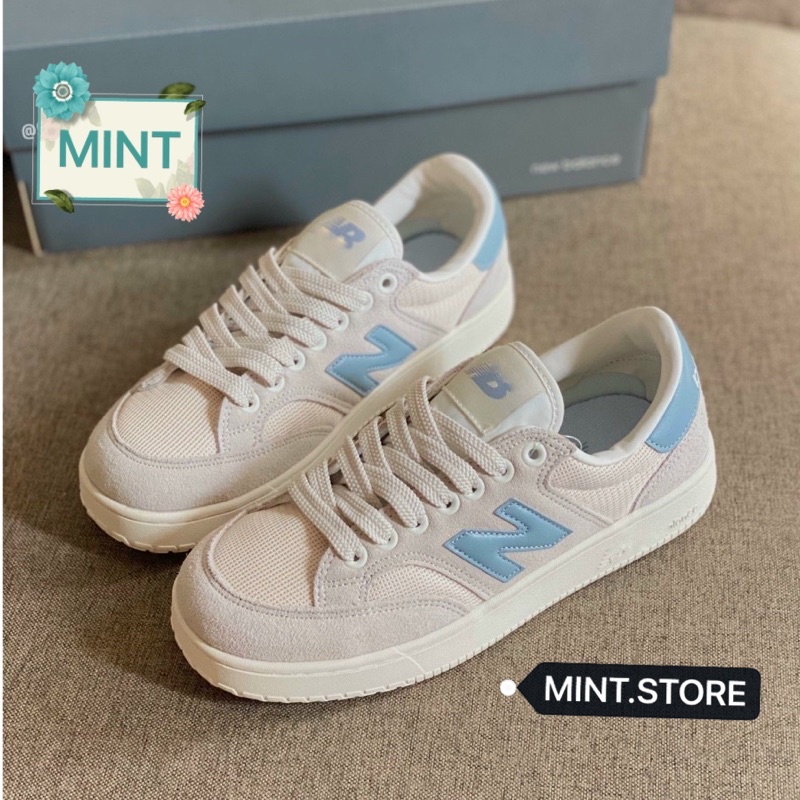 MINTSTOREGiày thể thao sneaker chữ N bản mới màu xanh dương nhạt