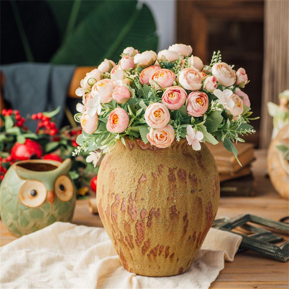 KUNHEV Hoa Mẫu Đơn Giả Trang Trí Tiệc Cưới