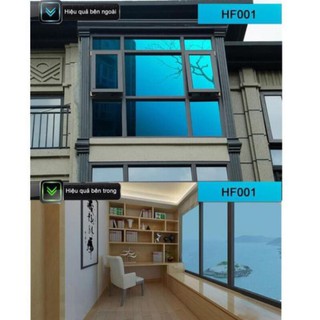 Decal phim dán kính cách nhiệt phản quang , chống tia uv , chống nhìn , tiết kiệm điện