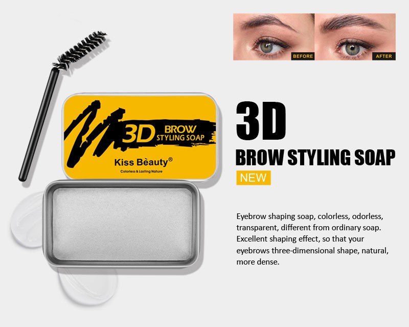 (Hàng Mới Về) Kem Tạo Kiểu Lông Mày Tự Nhiên Không Màu Lâu Trôi | BigBuy360 - bigbuy360.vn