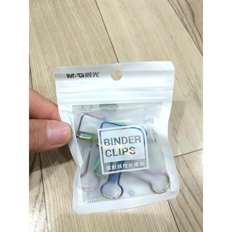 Kẹp kim loại M&amp;G ABSN2684 - Ghim kẹp giấy (Túi 3 chiếc)