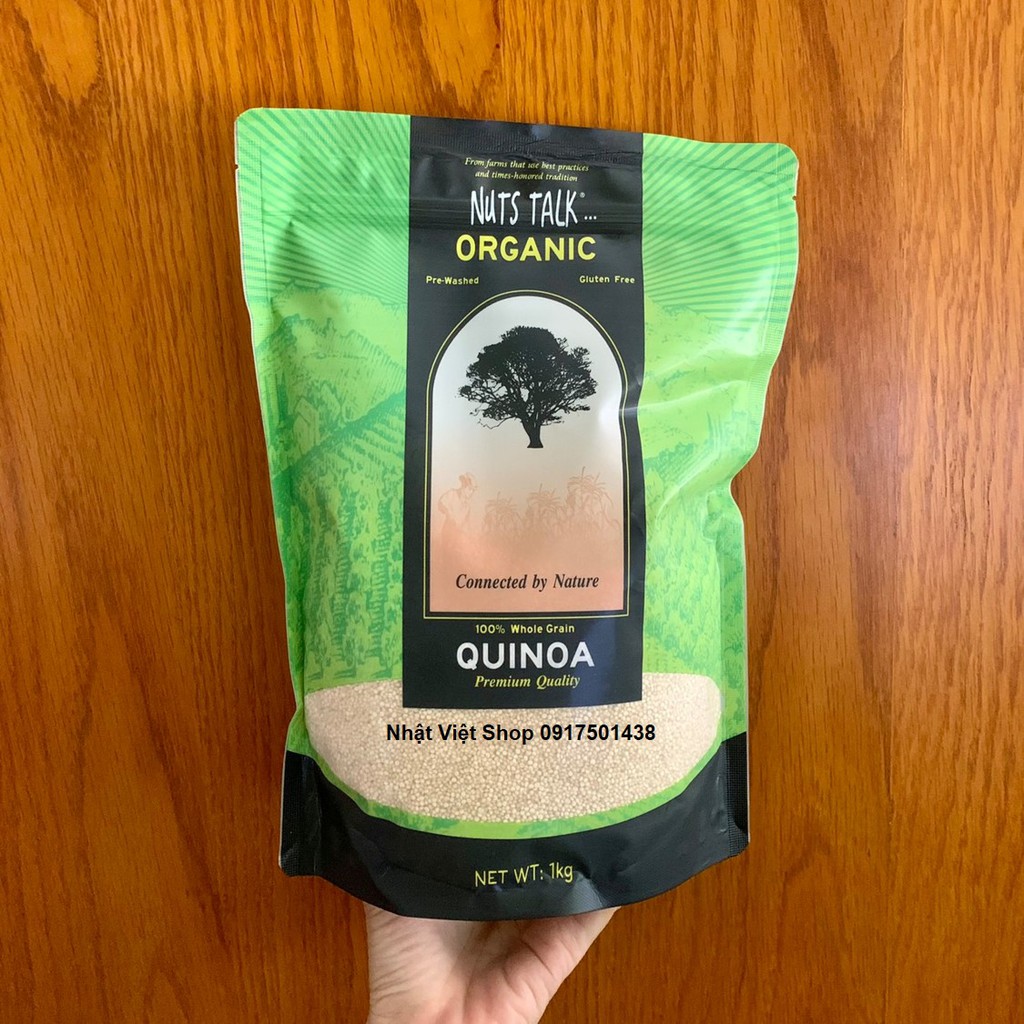 Hạt Diêm Mạch Quinoa Organic Nuts Talk 1kg