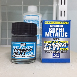 [2022] Sơn: Mr Color Super Metallic Plate Silver Next SM08