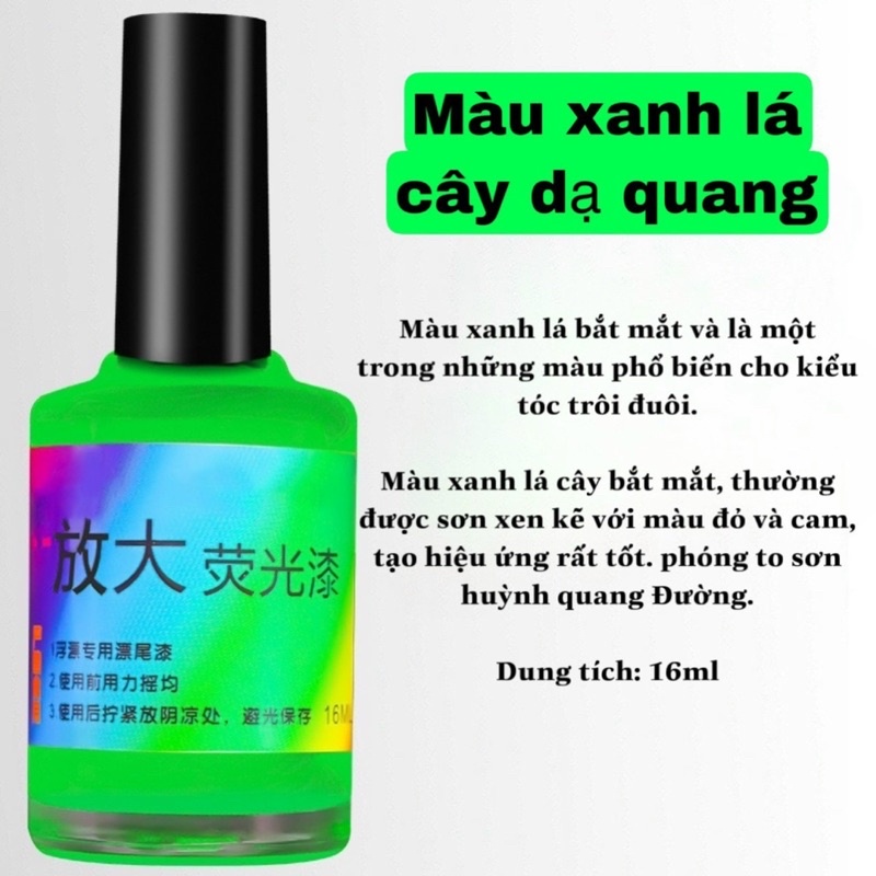 Sơn phao dạ quang câu đài, sơn ty phao