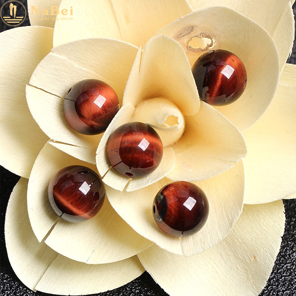 Charm Đá Mắt Hổ Tự Nhiên Mix Vòng Tay Cho Nam Nữ NB107 - Phong Thuỷ NaBei Store