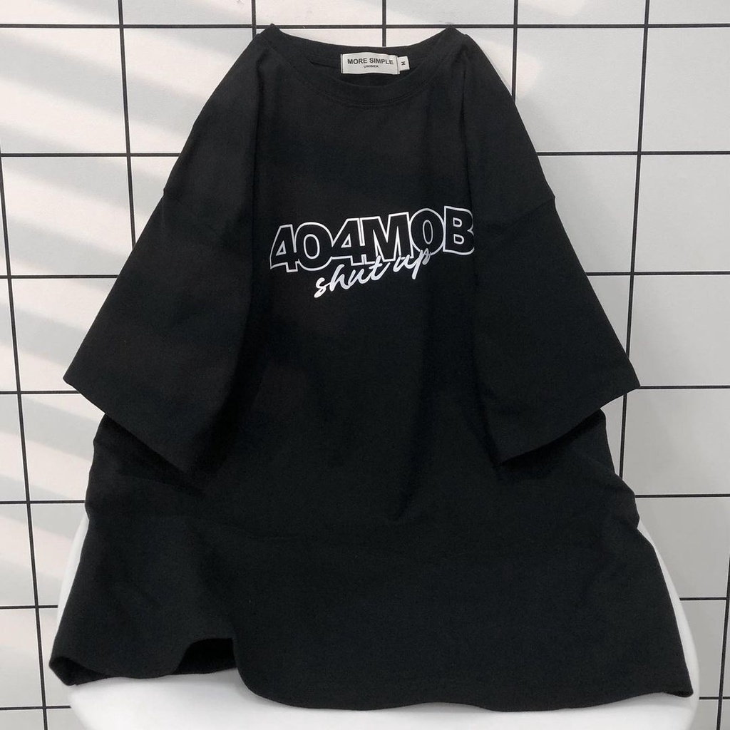 Áo Thun Tay Lỡ BOM TEE Vải Thun Cotton Form Rộng Phong Cách Hàn Quốc Unisex