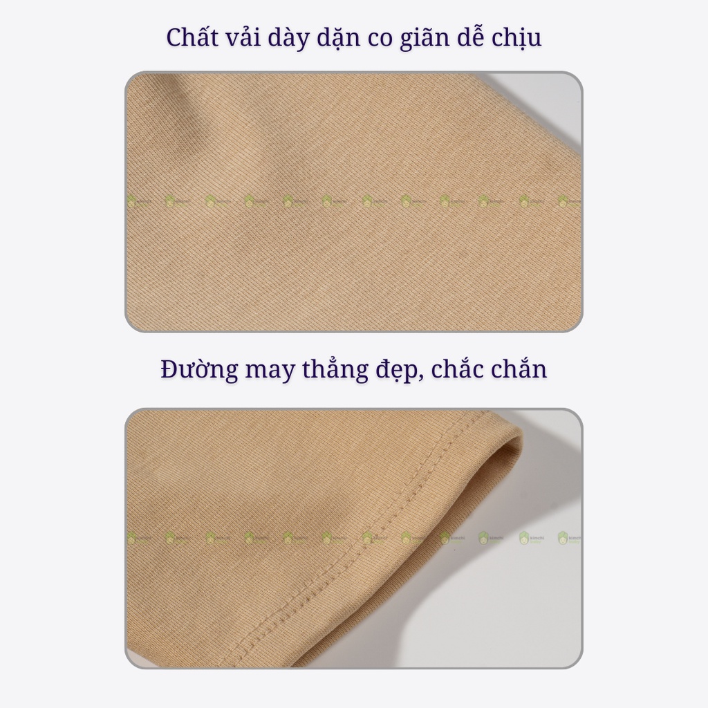 Quần Legging Cho Bé gái KIMCHIBABY Vải Cotton Co Giãn 4 Chiều, Leggings Đùi Bé Mặc Đi Chơi Đi Học LG2201