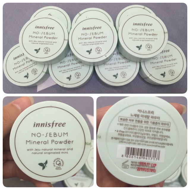 Phấn phủ INNISFREE No Sebum 