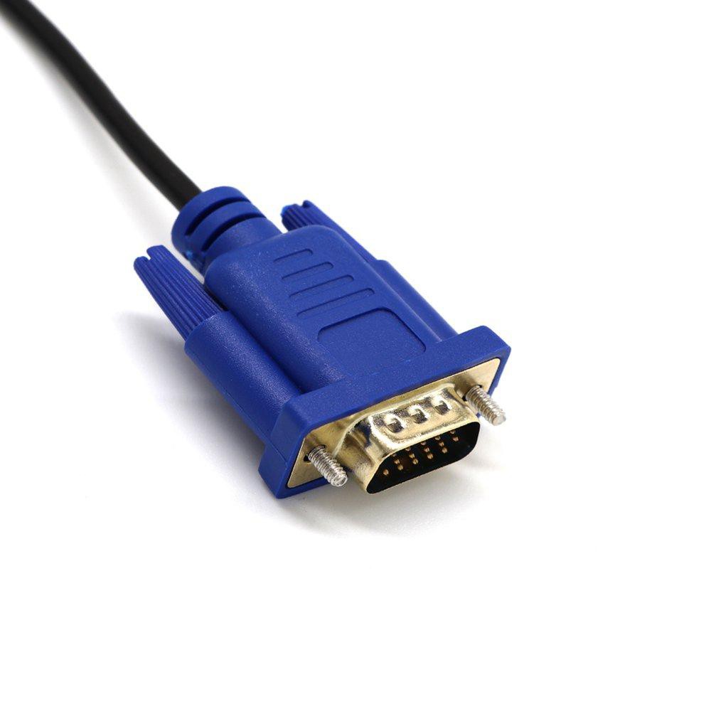💥Giảm giá💥Đầu cáp HDMI sang VGA D-SUB Male Video Adapter cho HDTV PC Màn hình máy tính